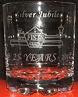 Small photograph of a FISTS 25th Anniversary Whisky tumbler.