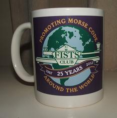 Small photograph of a lilac FISTS 25th Anniversary Mug