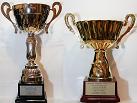 Small photograph of the 2nd Greek Telegraphy Club (G.T.C.) CW Cup trophies.