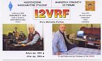 Gian I2VRF's QSL card.  Click to view a larger image in a new window.