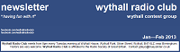 Small image of the top of the Wythall Radio Club January-February 2013 Newsletter.