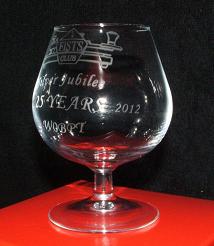 Photograph of brandy glass