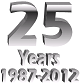 Image saying '25 Years 1987-2012'.