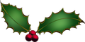 Clipart Christmas holly.