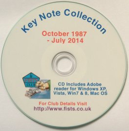 Large photograph of FISTS Europe Key Note Collection on CD
