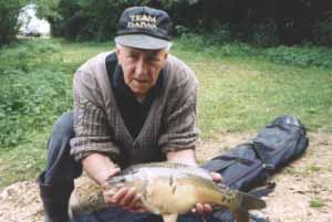 Photograph of Bill G0VBH out fishing.